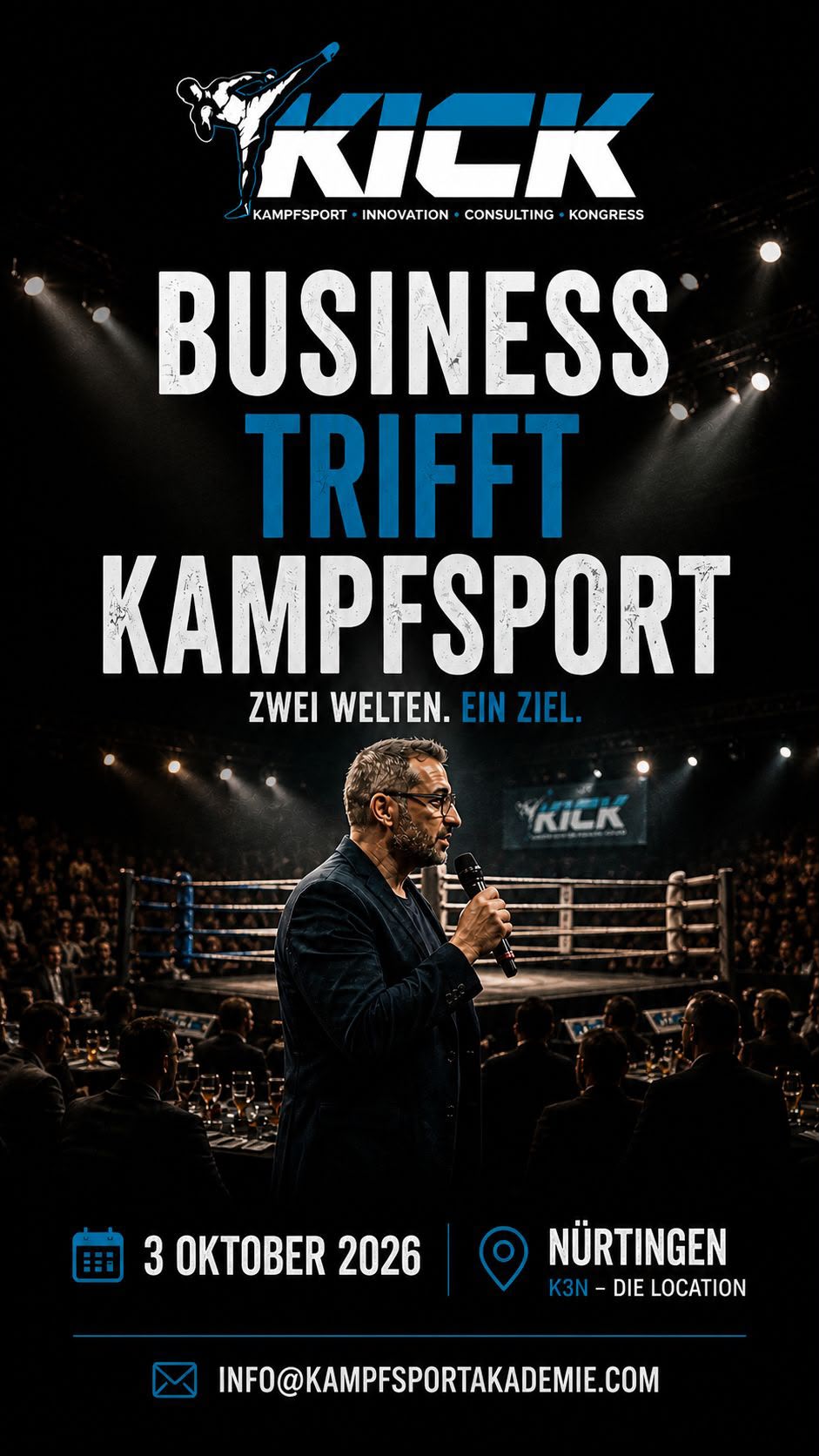 KICK 2026, die Kampfsportmesse in Nürtingen